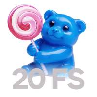 20 FS in Sweet Rush Bonanza (no wager)